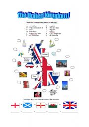 British map and  symbols