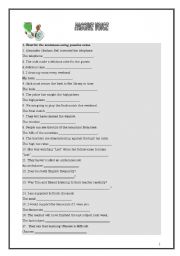 Passive Voice Worksheet