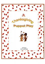 English Worksheet: A Thanksgiving Puppet Play
