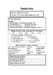 Passive Voice Worksheet