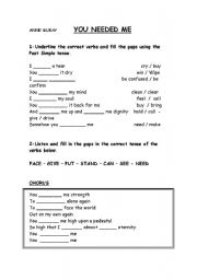 English worksheet: 