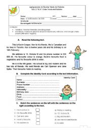 English Worksheet: English Test