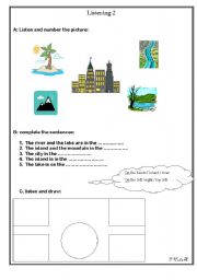 English worksheet: physical world