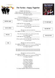 English Worksheet: Happy Together_The Turtles