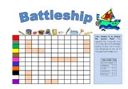 English Worksheet: battleship