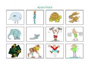 English Worksheet: Play and study adjectives and their opposites