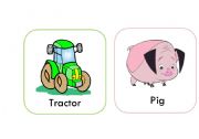 English Worksheet: Farm Animals Flashcards 