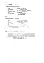 English worksheet: Present Simple