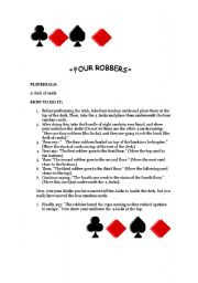 English Worksheet: magic tricks recipe