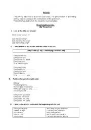 English Worksheet: every breath you take