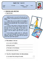 English Worksheet: LARAS DAILY ROUTINE