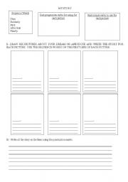 English Worksheet: my anecdote