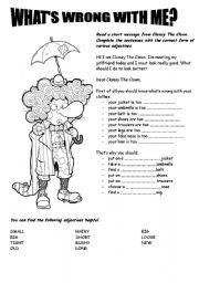English Worksheet: whats wrong with me?