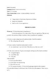 English Worksheet: can for ability