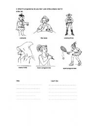 English Worksheet: Do you like...?