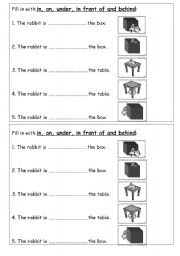 English Worksheet: preposition