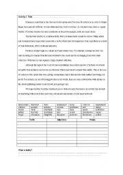 English worksheet: hobbies