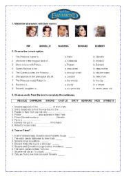 English Worksheet: ENCHANTED