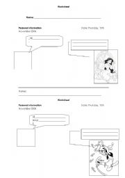 English worksheet: Personal Id