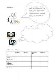 English worksheet: can-cant and like-dislike