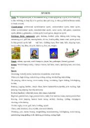 English Worksheet: Sports- Phrases