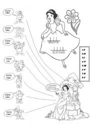 English Worksheet: Snow White