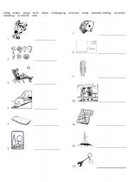 English worksheet: holidays fill-in