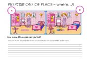 Prepositions of place