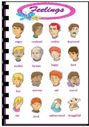 English Worksheet: Feelings