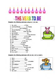 English Worksheet: THE VERB TO BE