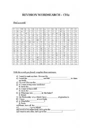 English worksheet: wordsearch