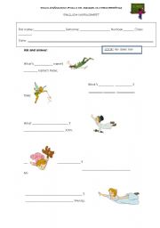 English Worksheet: Possessive adjectives:his, her