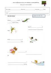 English worksheet: Possessive adjectives:his, her