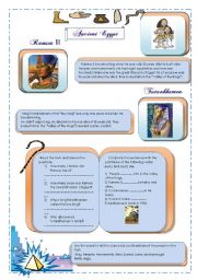 English Worksheet: Ancient Egypt