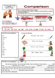 English Worksheet: COMPARISON