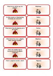 English Worksheet: Thanksgiving jokes