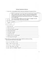 English Worksheet: GREAT SIMPLE PRESENT TEST