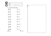 English worksheet: Ordinal Numbers