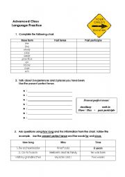 Present perfect practice