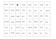 English Worksheet: VERBS DOMINO