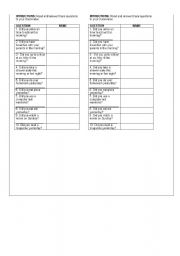 English worksheet: past simple 