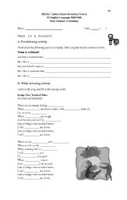 English Worksheet: Language Art