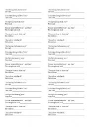 English Worksheet: Reported speech