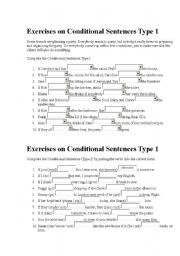 English Worksheet: conditionals
