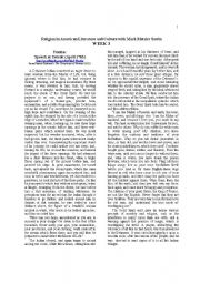 English Worksheet: enlightenment
