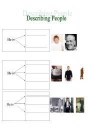 English worksheet: Describing People