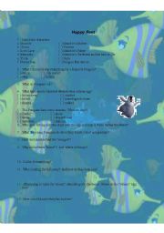 English Worksheet: Happy Feet