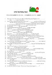 English Worksheet: Little Red Riding Hood