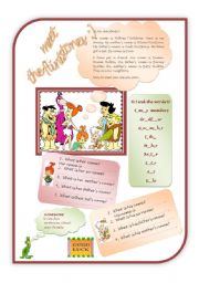 English Worksheet: introducing oneself and family members