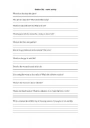 English worksheet: Shallow Hal - movie activity